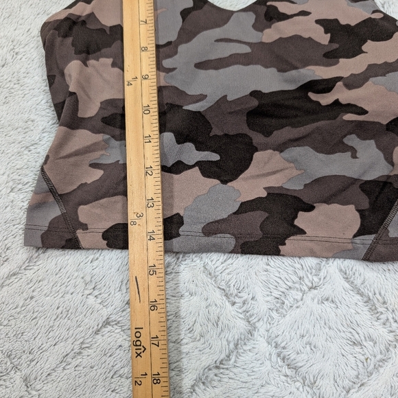 Lululemon Sports Bra Womens 4 Brown Bronze Heritage Camo Align Tank Top - Picture 4 of 6